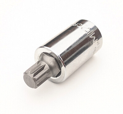 Halfords Advanced 12mm M12 Triple Square XZN Spline 1/2'' Dr. Steckschlüssel Werkzeug inkl MwSt