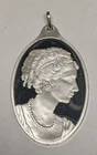 1/2 oz .999 Silver Pendant PAMP Lady Fortuna  ~ Cameo .5 Troy oz Art Bar