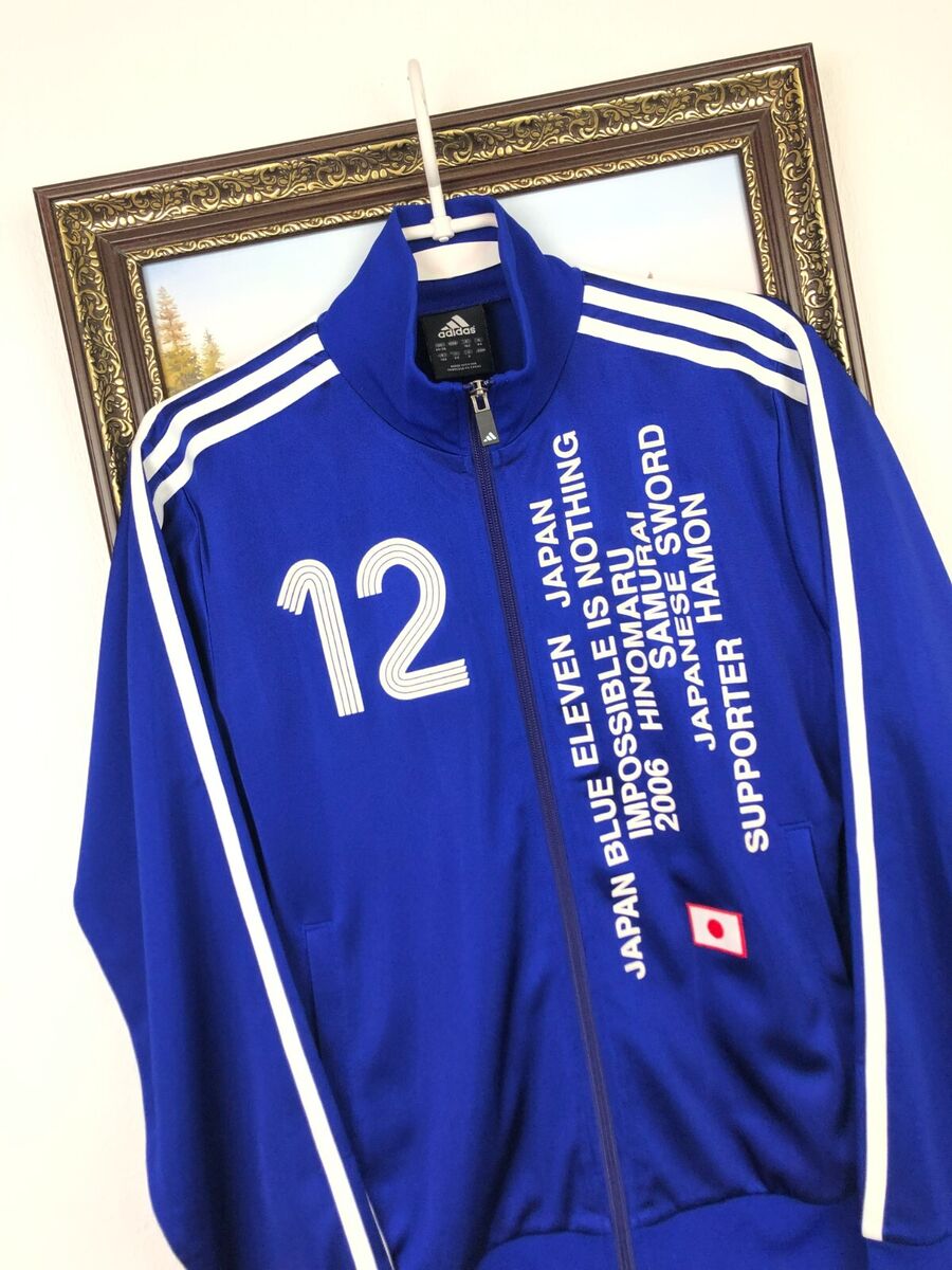 Vintage Adidas Japan Football Jacket Soccer Track Top Blue Vintage Adidas Japan Football Jacket Soccer Track Top Blue