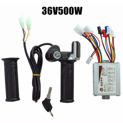Brushed Controller Throttle Grip 24-48V 250W-1000W For Electric Scooter EBike