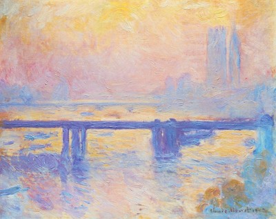 Claude Monet - Charing Cross Bridge 1903 Poster Leinwand Film Film Druck A0 A1 A2
