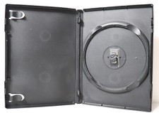 Genuine Amaray Eco-Lite 1-Disc Single 14mm Black DVD Replacement Case Shell NEW