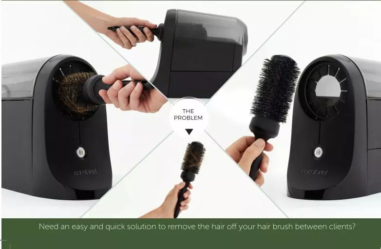 Presto Hair Brush Cleaner — Comfortel. Designed for Salons. Developed with  Hairdressers.