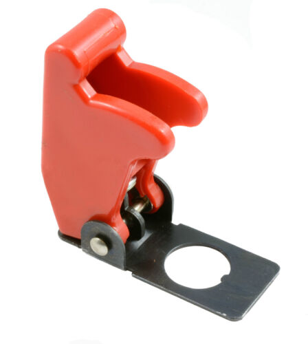 Red Aircraft Missile Style Toggle Switch Flick Cover - Afbeelding 1 van 1