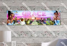 Personalized/Customized Princess Tiana Name Poster Wall Art Decoration Banner