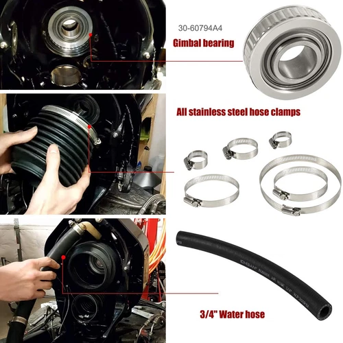 for MerCruiser Alpha One, Gen II Stern 30-803099T1 Transom Bellows Repair Kit - Bild 13 von 17