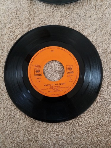 BRUCE SPRINGSTEEN JAPAN IMPORT PROVE IT ALL NIGHT/FACTORY CBS/Sony 1978 06SP 232 - Picture 1 of 2