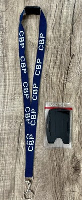 US Customs & Border Protection CBP 3 Card ID Holder Lanyard