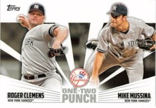 2023 Topps Series 1 Roger Clemens Mike Mussina One-Two Punch Yankees #12P-21