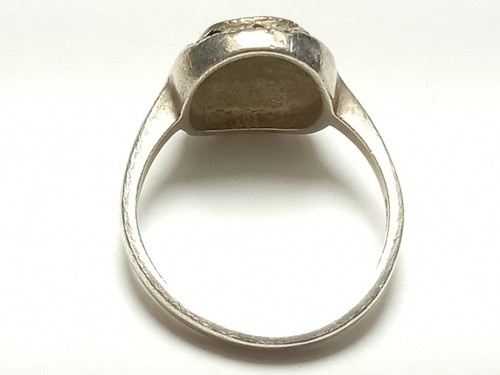 Anello in argento sterling - pietre mancanti - misura 7 - .925 - Foto 3 di 3