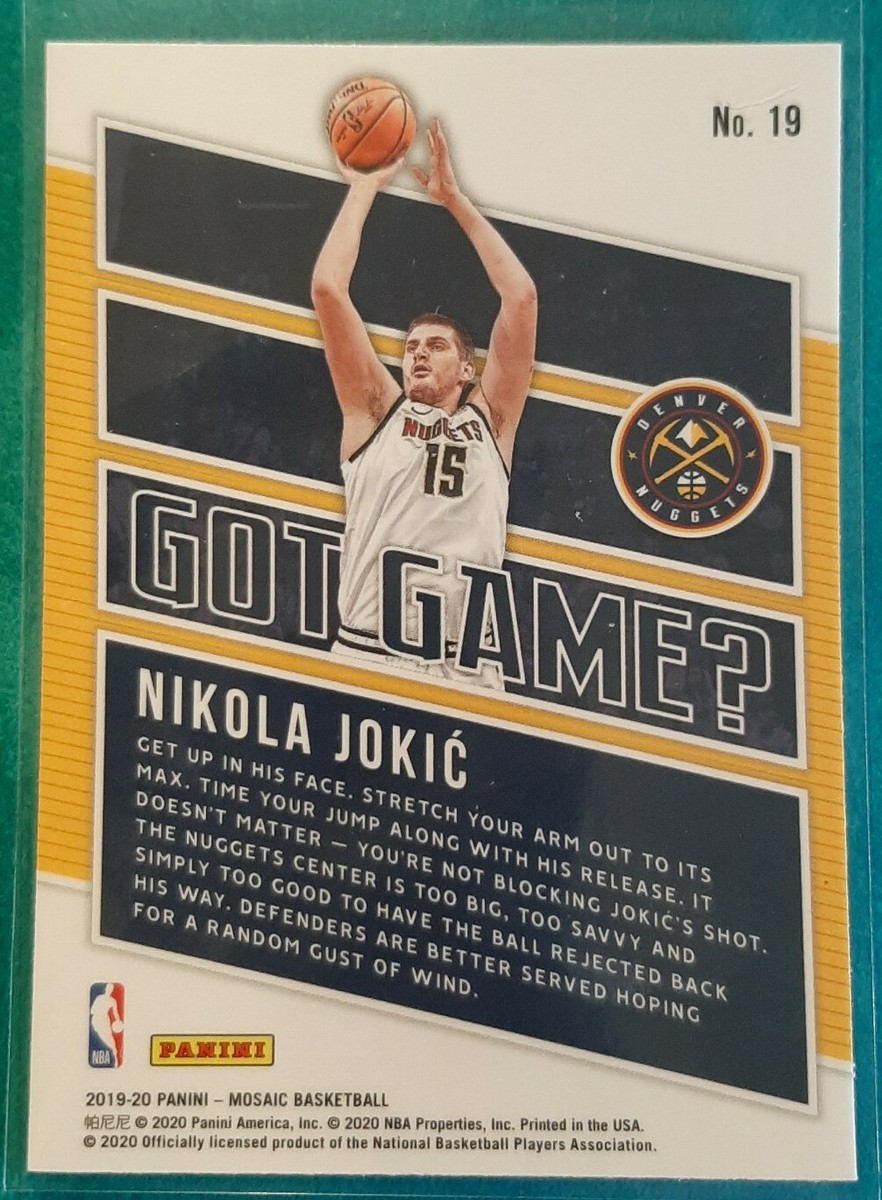その他 NIKOLA JOKIC 2019-20 ONE AND ONE /25 2019-20 Panini One and One - Nikola Jokić #16 Blue /25 for