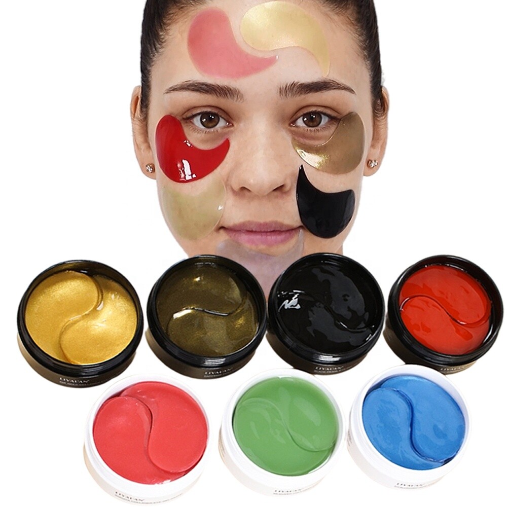 60pcs Eye Mask Patch Dark Circles Anti-Wrinkle Hyaluronic Crystal Collagen Gel-image