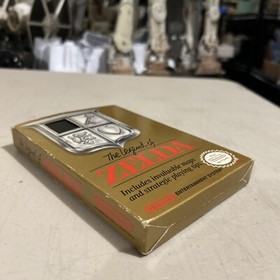 Legend of Zelda Rev A Oval Seal Box Boxed No Map Nintendo NES, 1987)