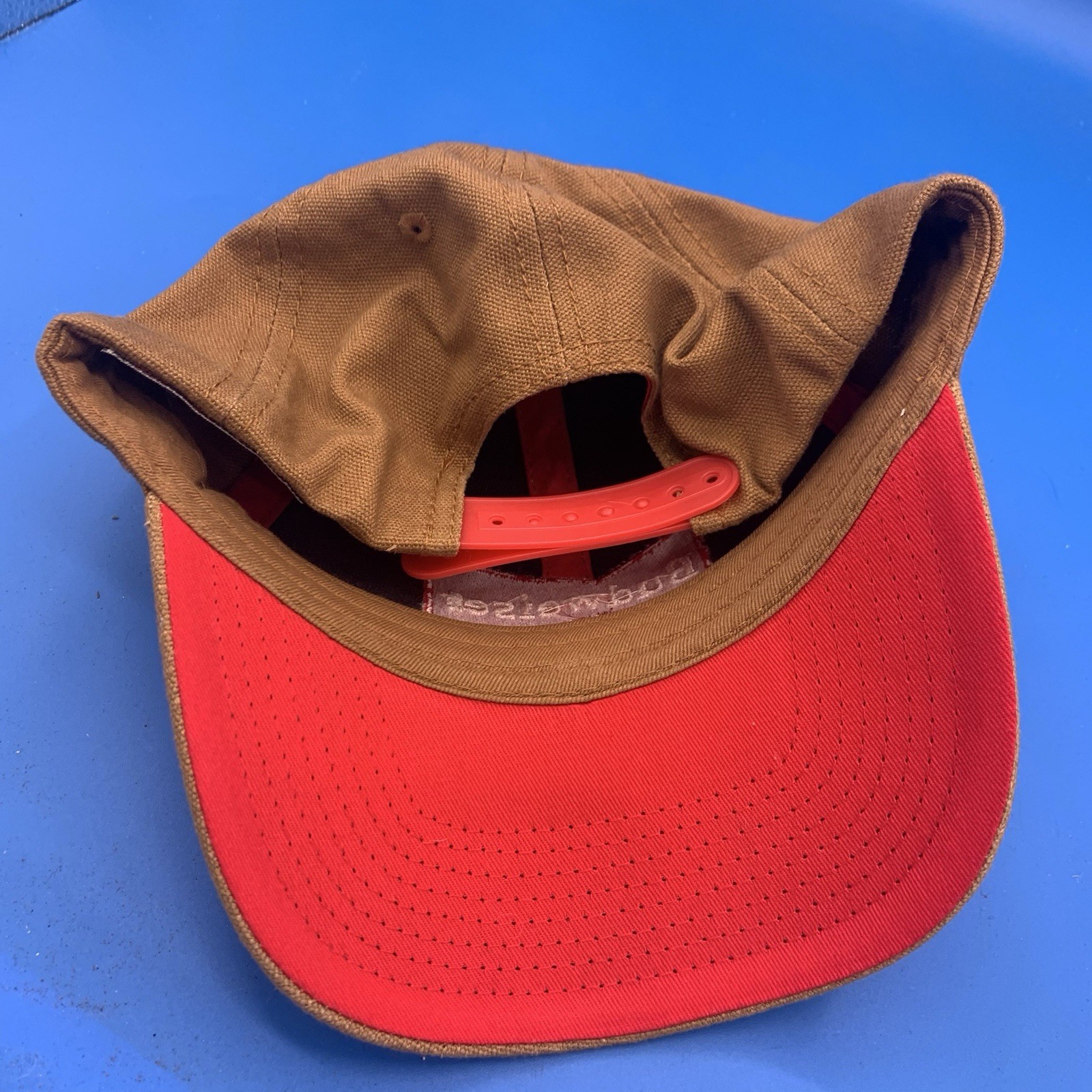 Budweiser Brown Adjustable Cap Hat Snap-back Head… - image 7