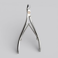 OLTON Cuticle Nippers XS-L 5-13mm Cutting Edge | Stainless Steel | Handmade | Leather Case