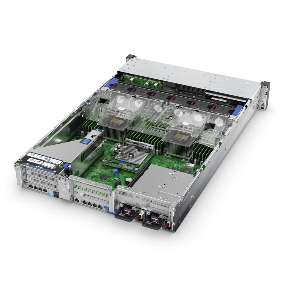 HPE ProLiant DL380 G10 8SAS 8NVMe: 2x Xeon Silver 4108 16GB RAM, E208i-p Server - Immagine 4 di 4