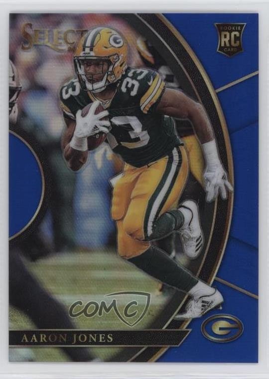 2017 Panini Select Concourse Blue Prizm /149 Aaron Jones #5 Rookie RC
