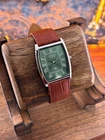 Vintage Seiko Slim Barrel-Tank Quartz Men's Wrist Watch - Free Shipping