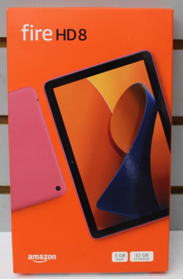 Amazon Fire HD8 8'' HD tablet  Wi-Fi 3GB  32 GB Hibiscus Red  Latest Model SEALED