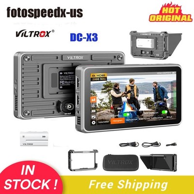 Viltrox DC-X3 4K SDI 2000Nits 6'' Touchscreen Camera Field Monitor with Rig Cage