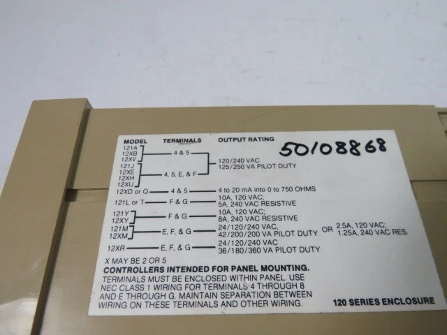 Eclipse 125R-10056-031-1-39 Temperature Controller 0-40DEG F ! AS IS ! - Image 4 of 4