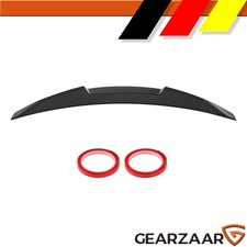 Sport Heckspoiler Lippe für BMW 4er F36 Gran Coupe ab 14 Glänzend 1x Schwarz