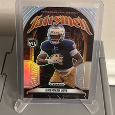 2025 Panini Prizm Black- Jeremiah Love Tailsmen Refractor Prizm (RC) #24
