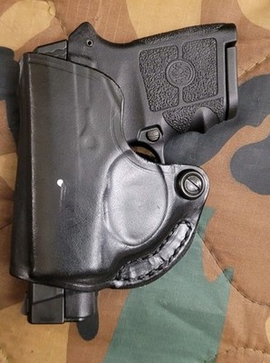 Smith&Wesson Bodyguard 1.0 DeSantis Left-hand Mini Scabbard Owb Black Holster 