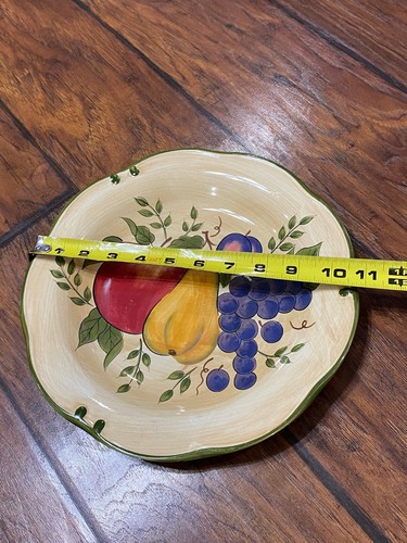 Set of 6 Home Trends Fruit Dinner Plates - Picture 2 of 8