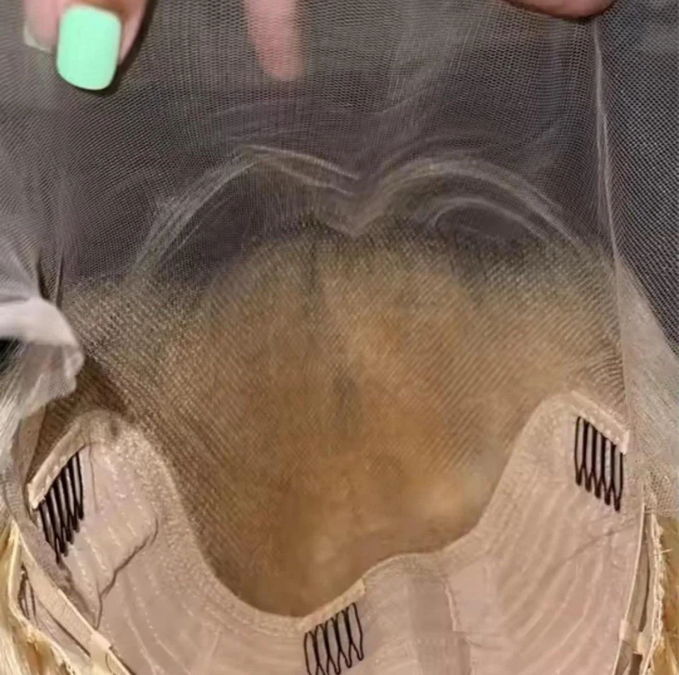 30 inch human hair 13x6 613  blonde straight hair wig. 250% density. Brand New. - Image 3 of 3