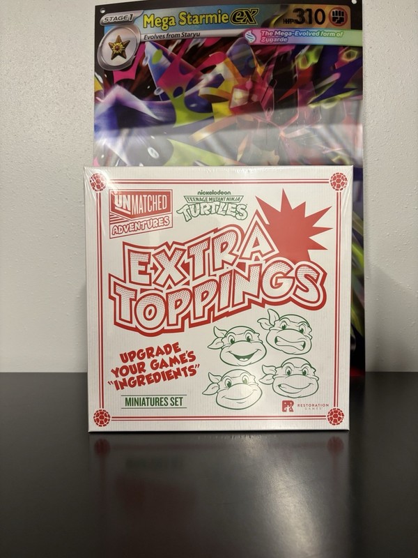 New Unmatched Adventures Teenage Mutant Ninja Turtles Extra Toppings Miniatures