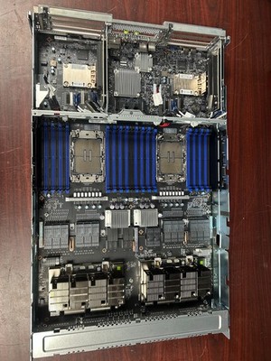 Nvidia CPU Tray EMR w/2 CX-7 MOD (400Gb CX750), NO CPU/RAM/LID *DMG** #95