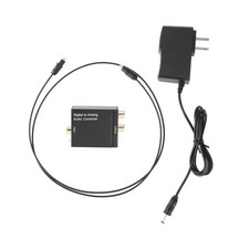 Fiber Optic Audio Converter Optical Cable to Coaxial Dac Digital