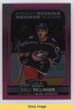 2021-22 O-Pee-Chee Platinum Marquee Rookies Matte Pink Cole Sillinger READ 1d0j