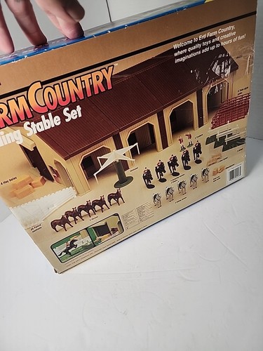 Ertl Farm Country Riding Stable Set # 4217 in Original box Missing 3 pieces - Picture 21 of 23