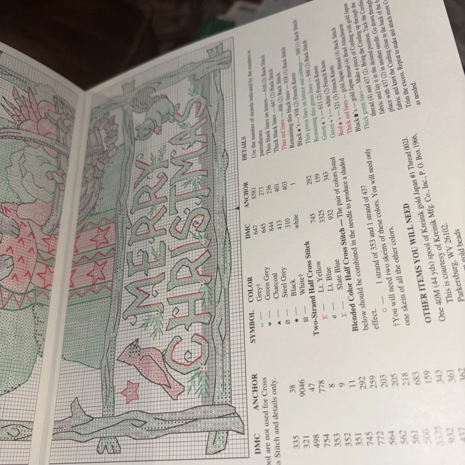 Woodland Santa Cross stitch Pattern - Image 3 of 3