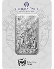 THOR Norse Gods 1 Oz Silver Bar Germania 2024
