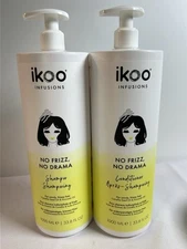 Ikoo No Frizz No Drama Shampoo & Conditioner 33.8 oz Duo