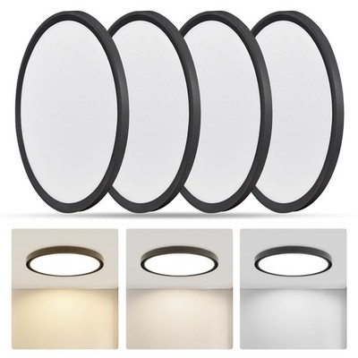 Led Flush Mount Ceiling Light,9 Inch 18w 1860lm,3000k/4000k/6000k 3CCT Select...