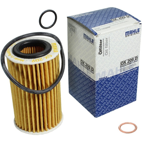 Mahle ÖLfilter Mit Dichtring FüR Renault Clio II 1.2 16V Twingo I Kangoo-image