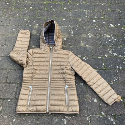 BETTY BARCLAY OUTDOOR Damen Jacke in Caramel /Steppjacke mit abn. Kapuze Gr. 40