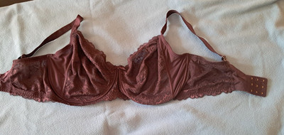 Dunkel-Lila Bügel-BH,  Gr.:90K , von Change Lingerie