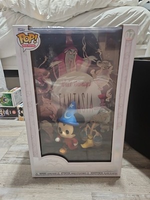 Funko Pop Movie Poster DISNEY 100 SORCERER'S APPRENTICE MICKEY with Broom #07