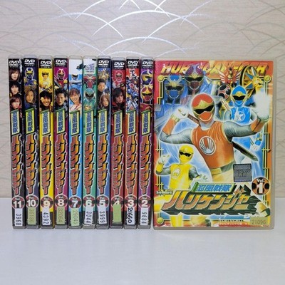 Power Rangers Ninja Storm Hurricaneger DVD 11p Set Hurricane-ger TOEI JAPAN