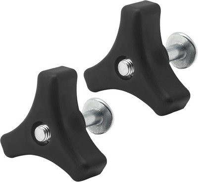 Murtenze 2 Sets Lawn Mower Handle Knobs Nut Bolt, Triangle Knob Screw... 