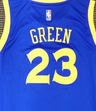 Draymond Green Unsigned Warriors Blue Adidas Swingman Jersey Size XL