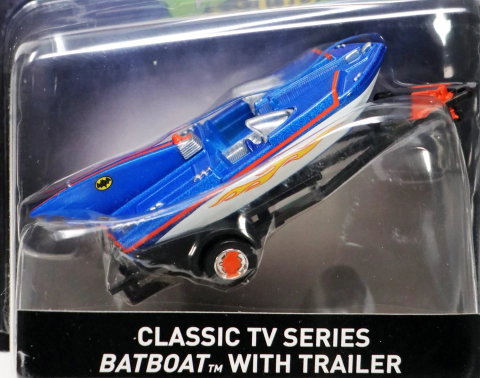 Hot Wheels Batman Serie de TV Clásica Batboat con Remolque - DKL25 NRFP 2015 1:50 Foto 2 de 4