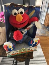 Tyco 1997 Vintage Rock N Roll Elmo Guitar That Plays and Sings Tested Works