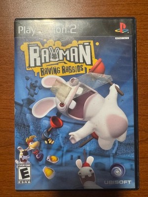 Rayman Raving Rabbids (PlayStation 2, 2006) Complete Tested Working - Free Ship