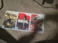 Lotto 3 Giochi Wii House Of The Dead Ghost Squad Acciaio Rosso Cib Wow